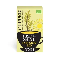 Cupper Infusion Rise&Shine, 20 sobres bio