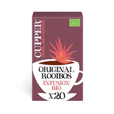 Cupper Infusion Just Rooibos, 20 sobres Bio.