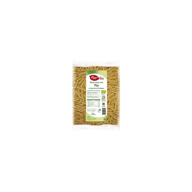 Macarrones de Mijo Bio 500g | Farmacia Barata