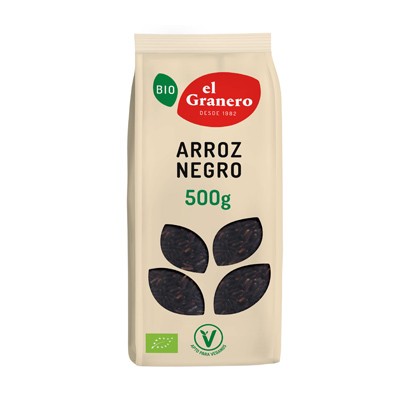 El Granero Arroz Negro, 500g bio