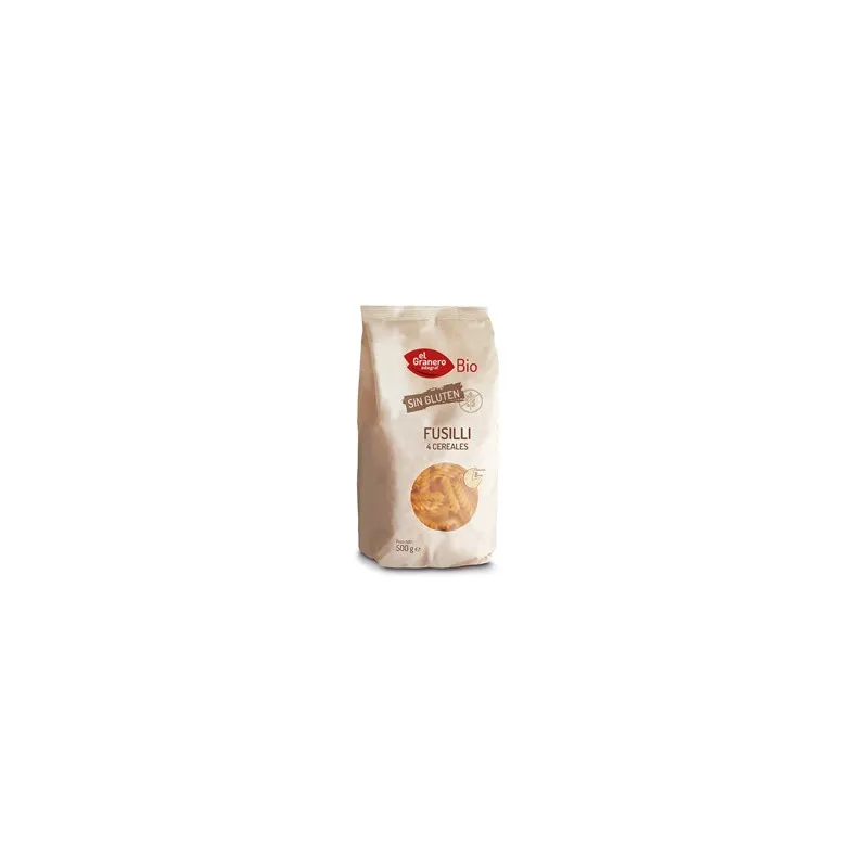 Fusilli 4 Cereales S/Glu 500g Bio Granero | Farmacia Barata