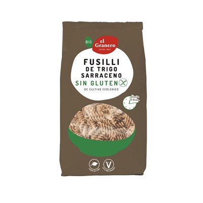 El Granero Fusilli Trigo Sarra, 500g bio sin gluten