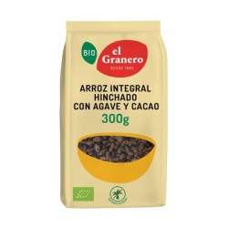 El Granero Arroz Integral Hinchado con Agave, 300g.