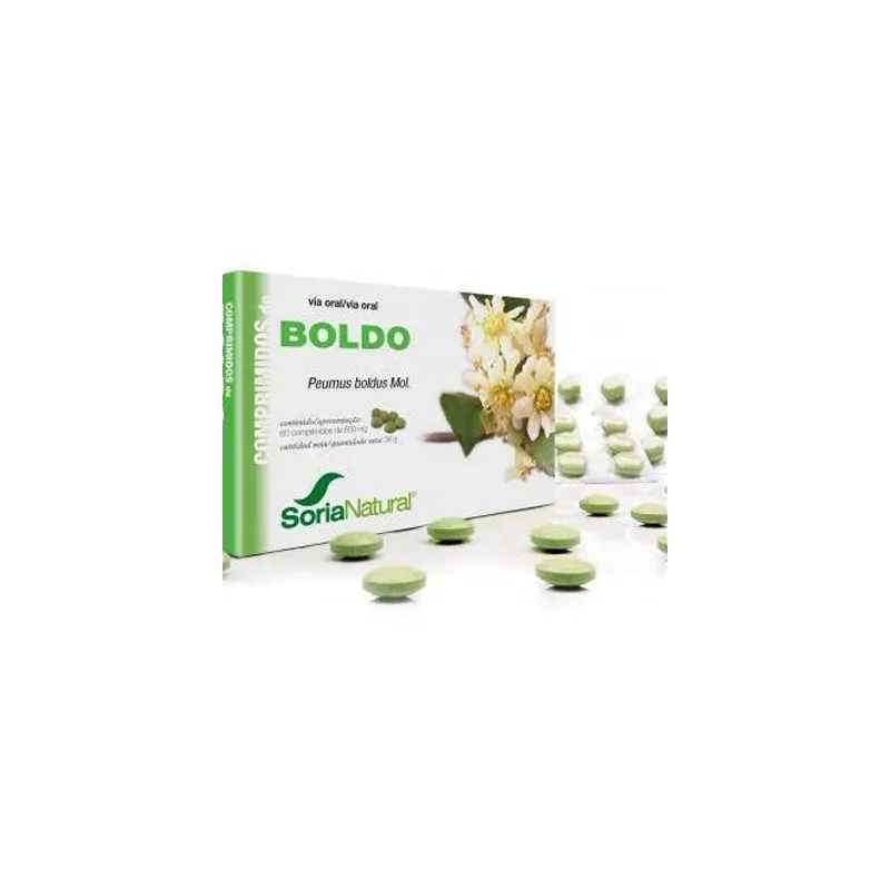 Soria Natural Boldo 60 comprimidos | Farmacia Barata