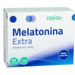 Sakai Melatonina Extra, 60 comprimidos.