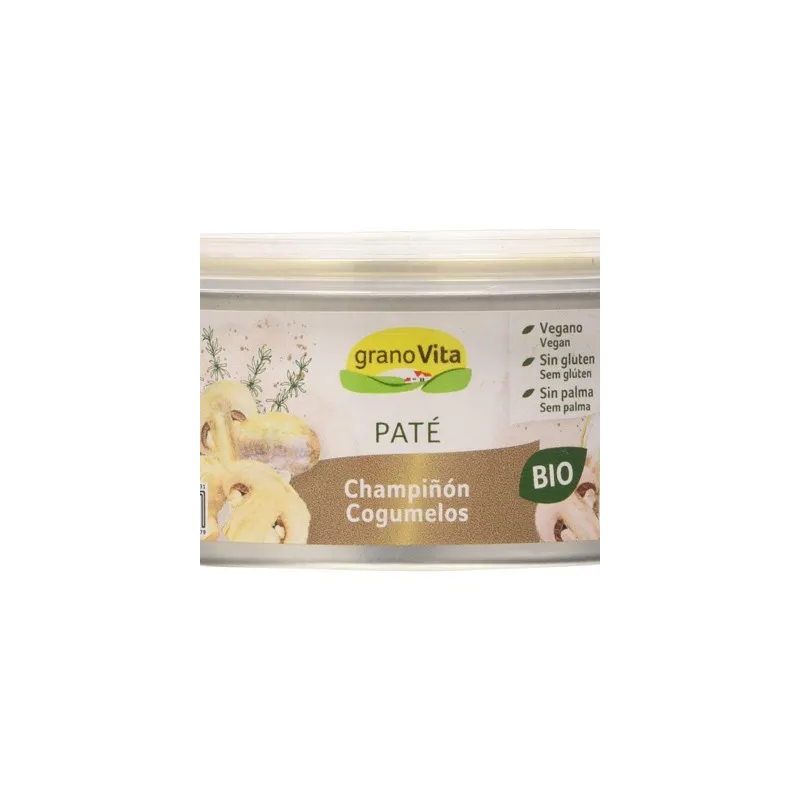 Granovita Paté Champiñón Bio 125g | Farmacia Barata Granovita Paté Champiñón Bio 125g | Farmacia Barata