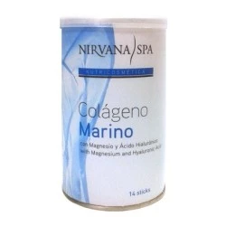 Nirvana Spa Colágeno Marino Ac. Hial+ Mag, 14 cápsulas
