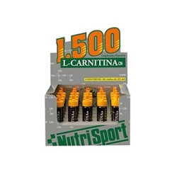Nutri-Spo L-Carnitina, 20 ampollas de 1.500 naranja