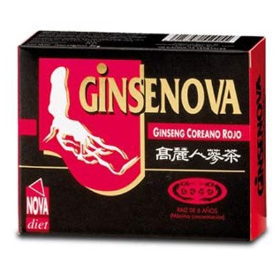 Nova Diet Ginsenova, 60 cápsulas.