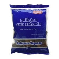 Sanavi Galletas Salvado Glutinado, 300g.