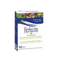 Bioserum Herbecom Curcuma, 60 cápsulas.
