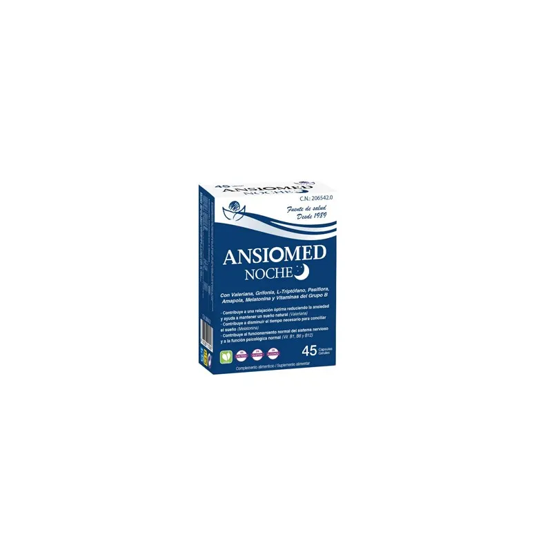 Ansiomed Noche 45 cápsulas | Farmacia Barata