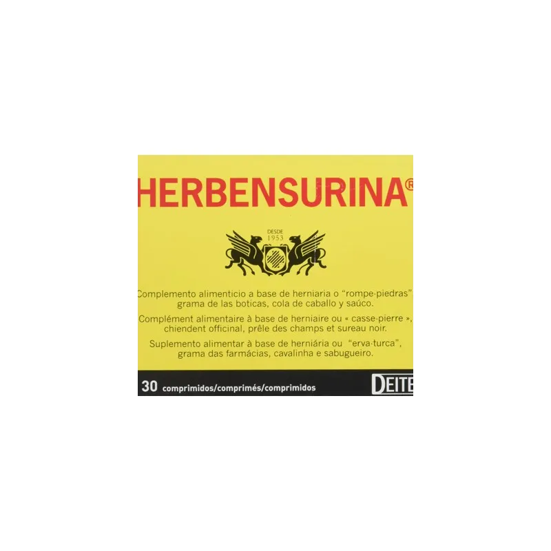 Deiters Herbensurina, 30 comprimidos | Farmacia Barata Deiters Herbensurina, 30 comprimidos | Farmacia Barata