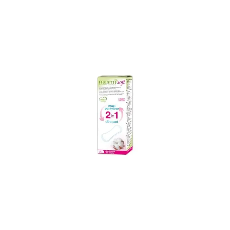 Protegeslip Maxi 2 en 1 Masmi 24 ud | Farmacia Barata