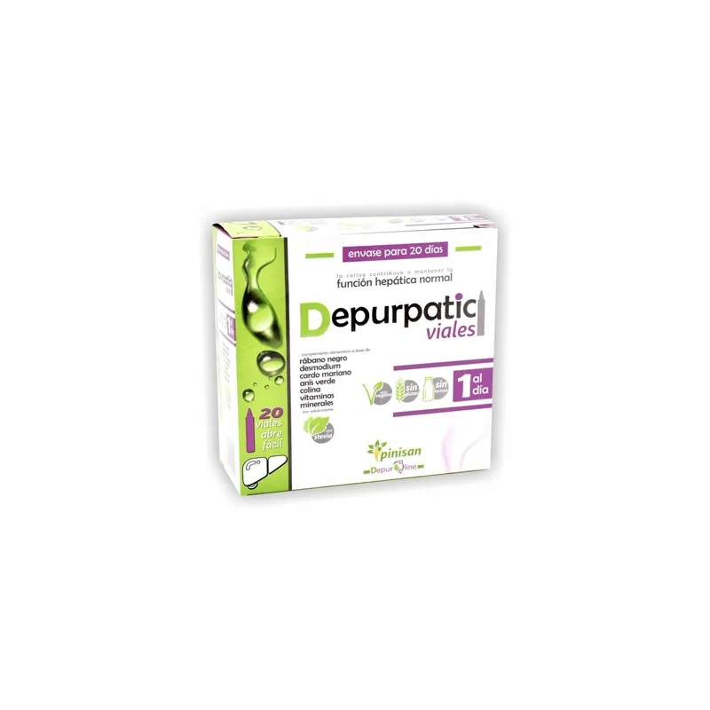 Pinisan Depurpatic 20 ampollas | Farmacia Barata