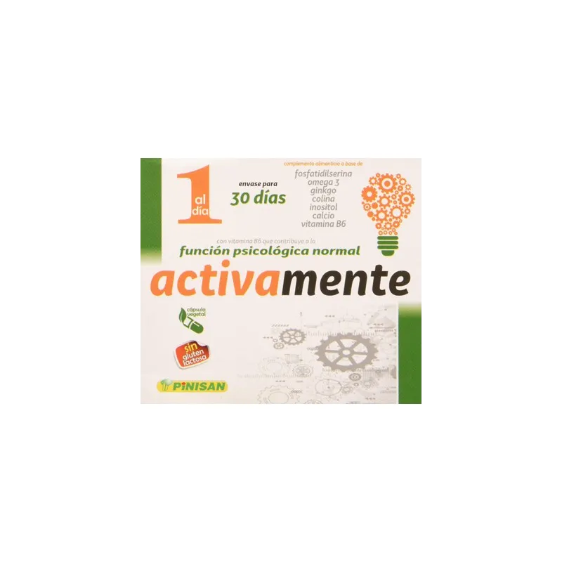 Pinisan Activa 30 cápsulas | Farmacia Barata