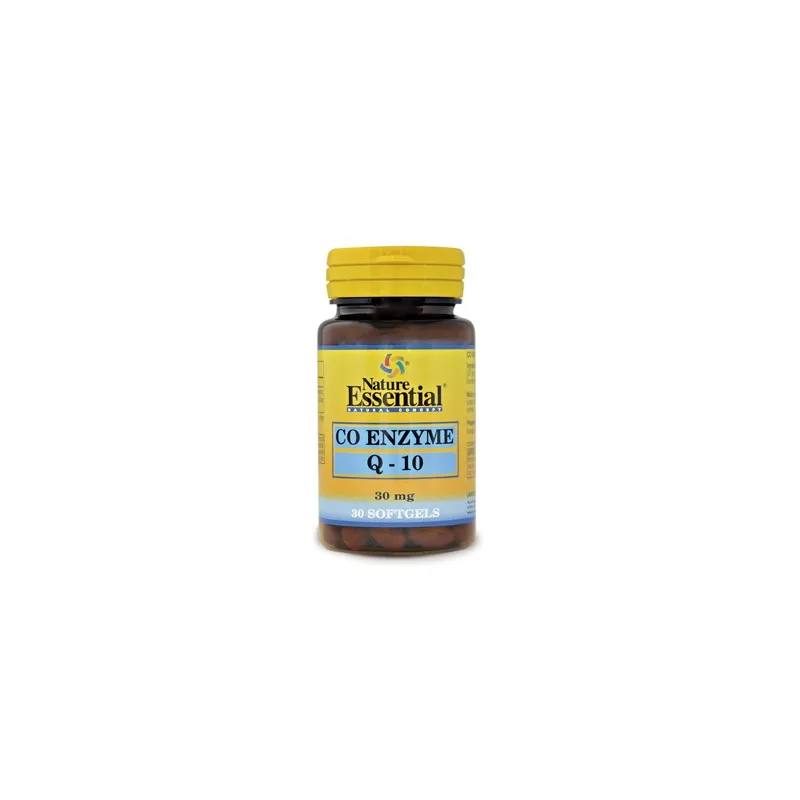 Nature Essential Co-enzyma Q10 30mg 30 perlas | Farmacia Barata