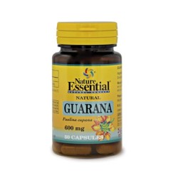 Nature Essential Guarana, 50 cápsulas, 600mg.
