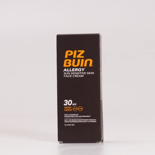 Piz Buin SPF30 Allergy Crema Facial, 50ml.