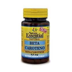 Nature Essential Betacaroteno, 50 perlas, 10.000 UI.
