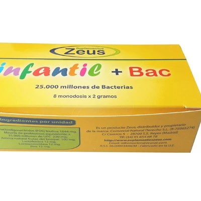 Zeus Infantil, 8 monodosis.