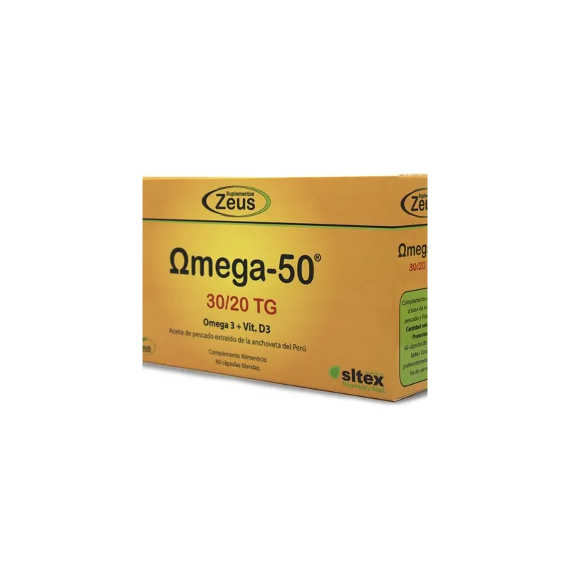 Zeus Omega 50 30/20TG, 60 cápsulas | Farmacia Barata