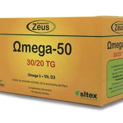 Zeus Omega 50, 30/20 TG, 120 cápsulas.