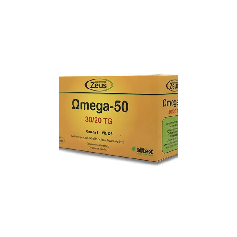 Zeus Omega 50 30/20 TG 120 cápsulas | Farmacia Barata