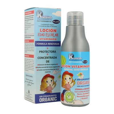 Kunda Loción Vitamínica Edad Escolar, 250ml.