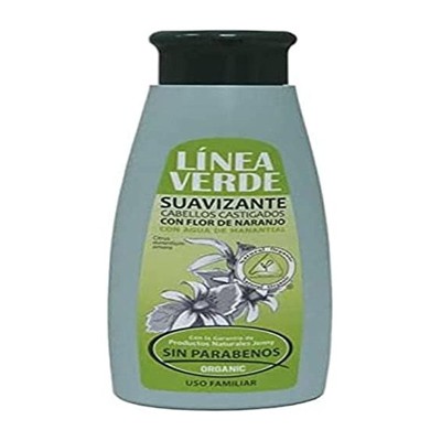 Suavizante Capilar Castigado, 400 ml, Color Verde.