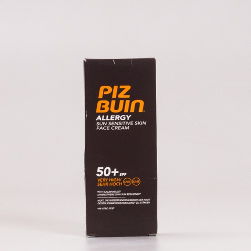Piz Buin SPF50 Allergy Crema Facial, 50ml.