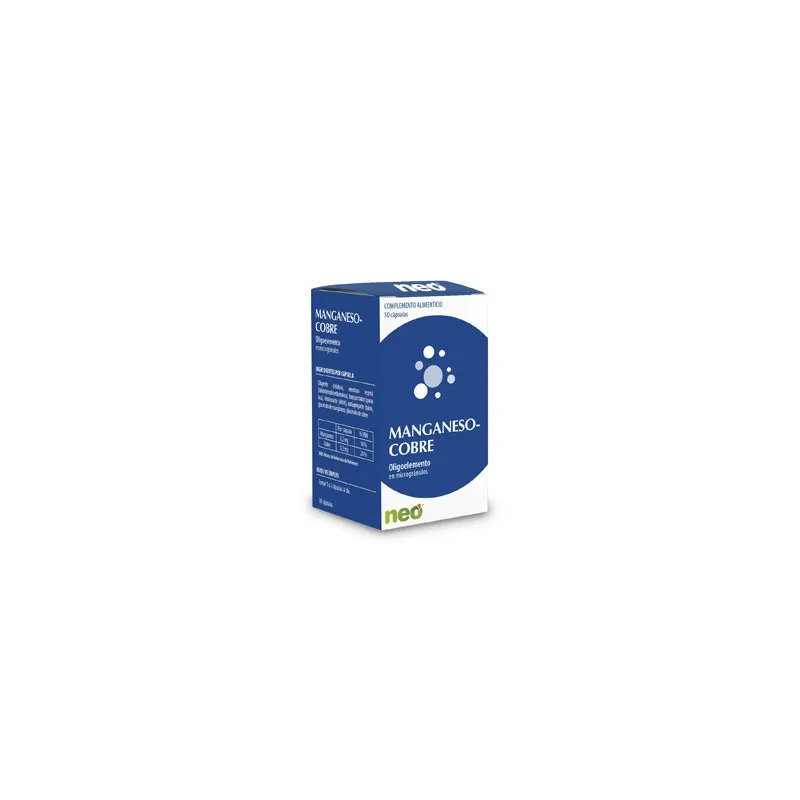 Manganeso Cobre 50cap Neo | Farmacia Barata