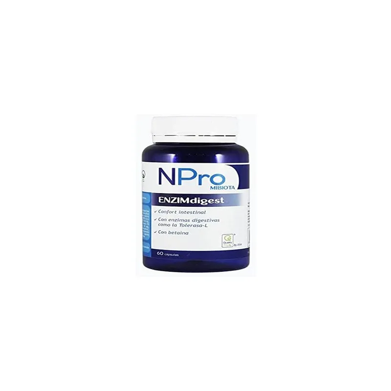 Npro EnzimDigest 60 cápsulas | Farmacia Barata