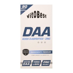 Vitobest DAA, 90 cápsulas (d-aspartic acid+zin)