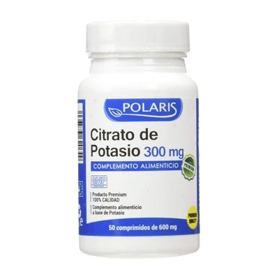 Polaris Citrato Potasio, 50 comprimidos de 300mg.