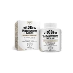 Vitobest Glucosamina Condroit. MSM, 60 cápsulas