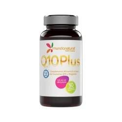 Mundo Natural Coenzima Q10 Plus Ubiquinol, 30 cápsulas.