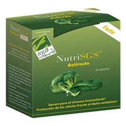 100% natural Nutrisgs Activado Forte, 60 cápsulas.