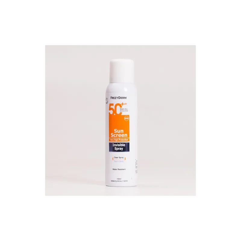 Frezyderm SunScreen Invisible Spray SPF50, 150ml. Frezyderm SunScreen Invisible Spray SPF50, 150ml.