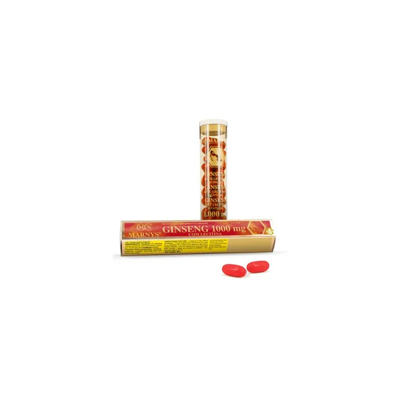 Marnys Ginseng Lecitina 30 perlas | Farmacia Barata