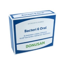 Bonusan Bacteri 6 Oral, 14 sobres.