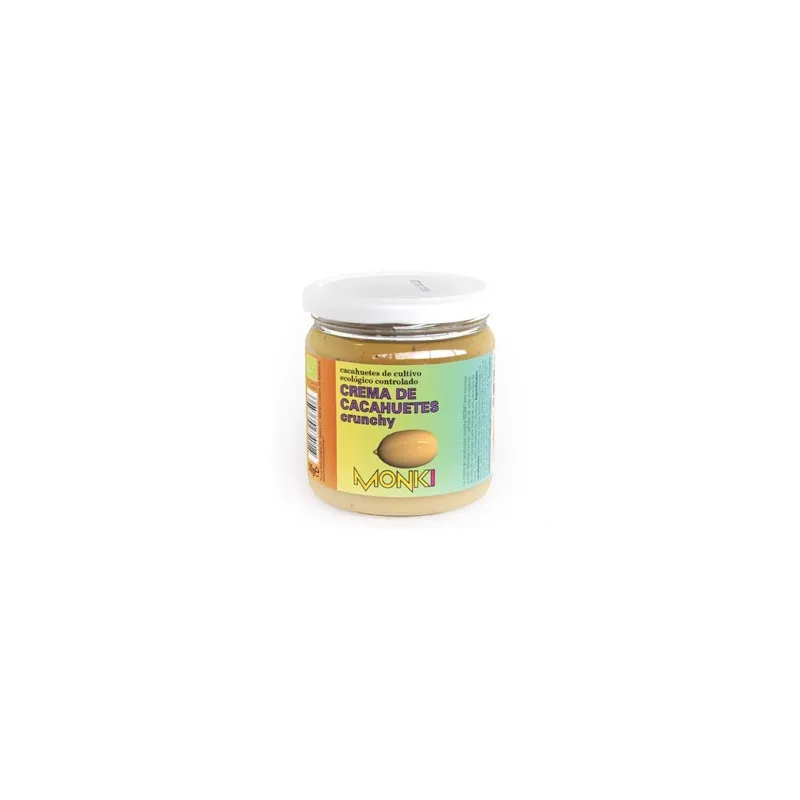 Crema de Cacahuete Crujiente Monki 330 g | Farmacia Barata