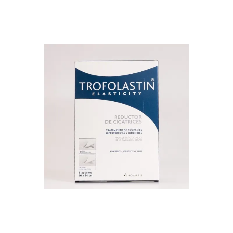 Trofolastin Reductor de Cicatrices 10x14cm, 5U. Trofolastin Reductor de Cicatrices 10x14cm, 5U.