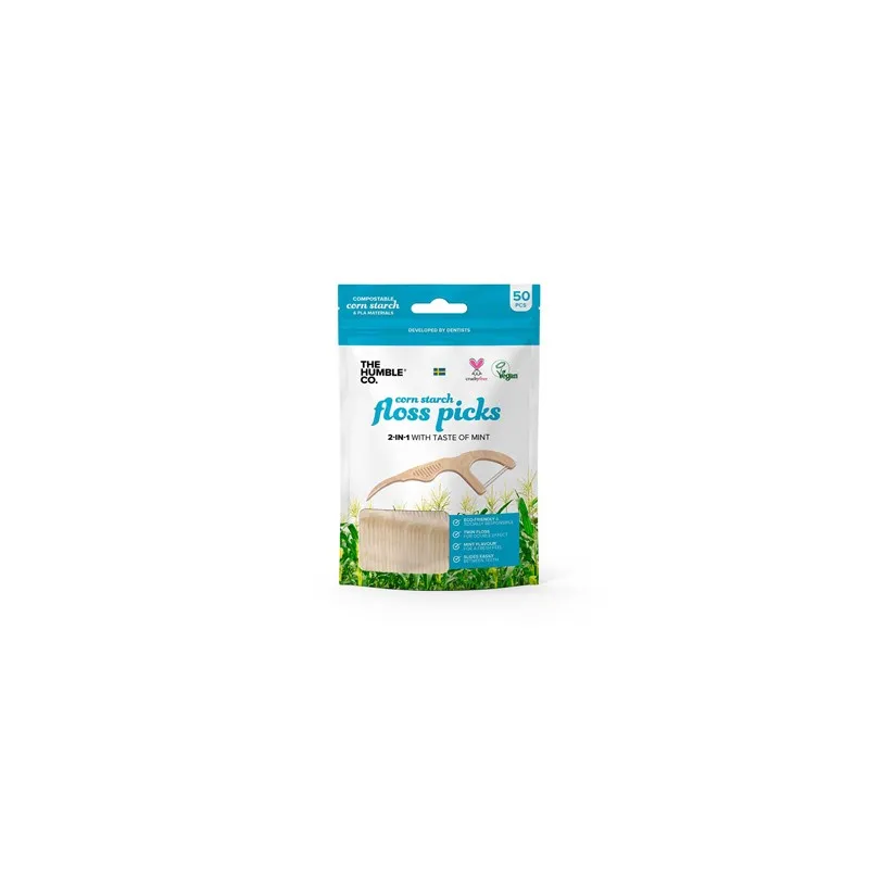 Hilo Dental Menta Eco Vegan 50 packs | Farmacia Barata