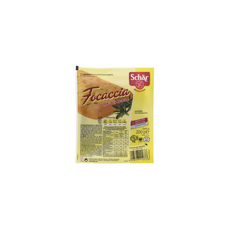 Dr. Schar Focaccia Rosmari 200g | Farmacia Barata Dr. Schar Focaccia Rosmari 200g | Farmacia Barata