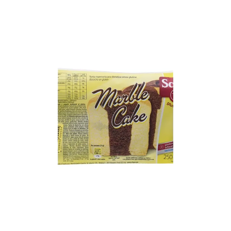 Dr. Schar Marble Cake 250 g | Farmacia Barata