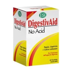 Digestivaid No Acid, 60 cápsulas.