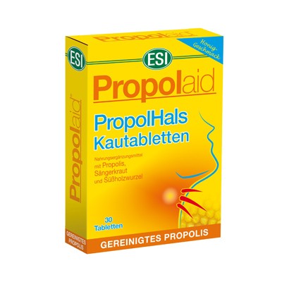 Propolaid Propolgola Miel, 30 comprimidos.
