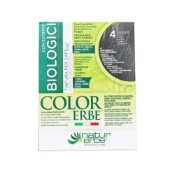 Natur Erbe Tinte 4 Castaño, Bio, 100% Natural