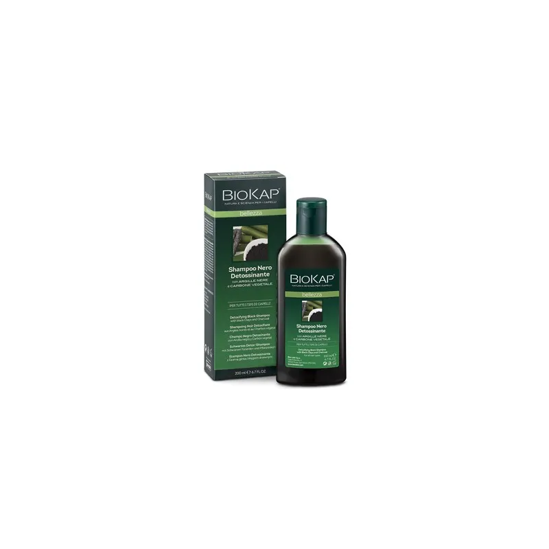Champú Negro Detox Biokap | Farmacia Barata